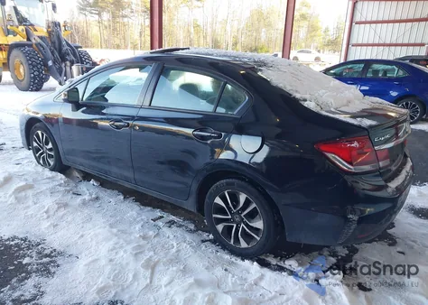 2013 Honda Civic Ex z USA, uszkodzony, nr VIN 2HGFB2F88DH531818